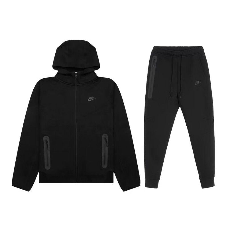 Nike Tech Fleece Tracksuit Black