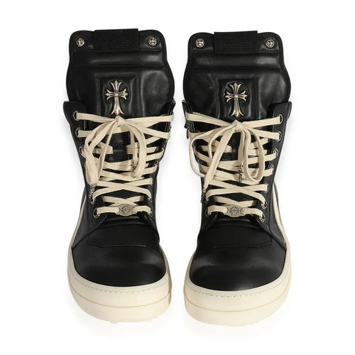 Chrome Hearts x Rick Owens Geobasket High Black