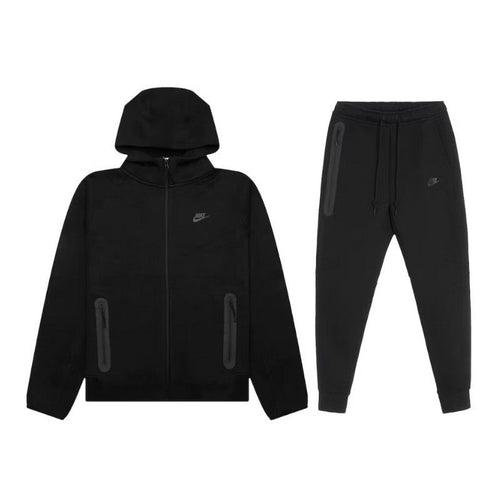 Nike Tech Fleece Tracksuit Black