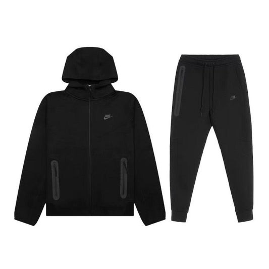 Nike Tech Fleece Tracksuit Black