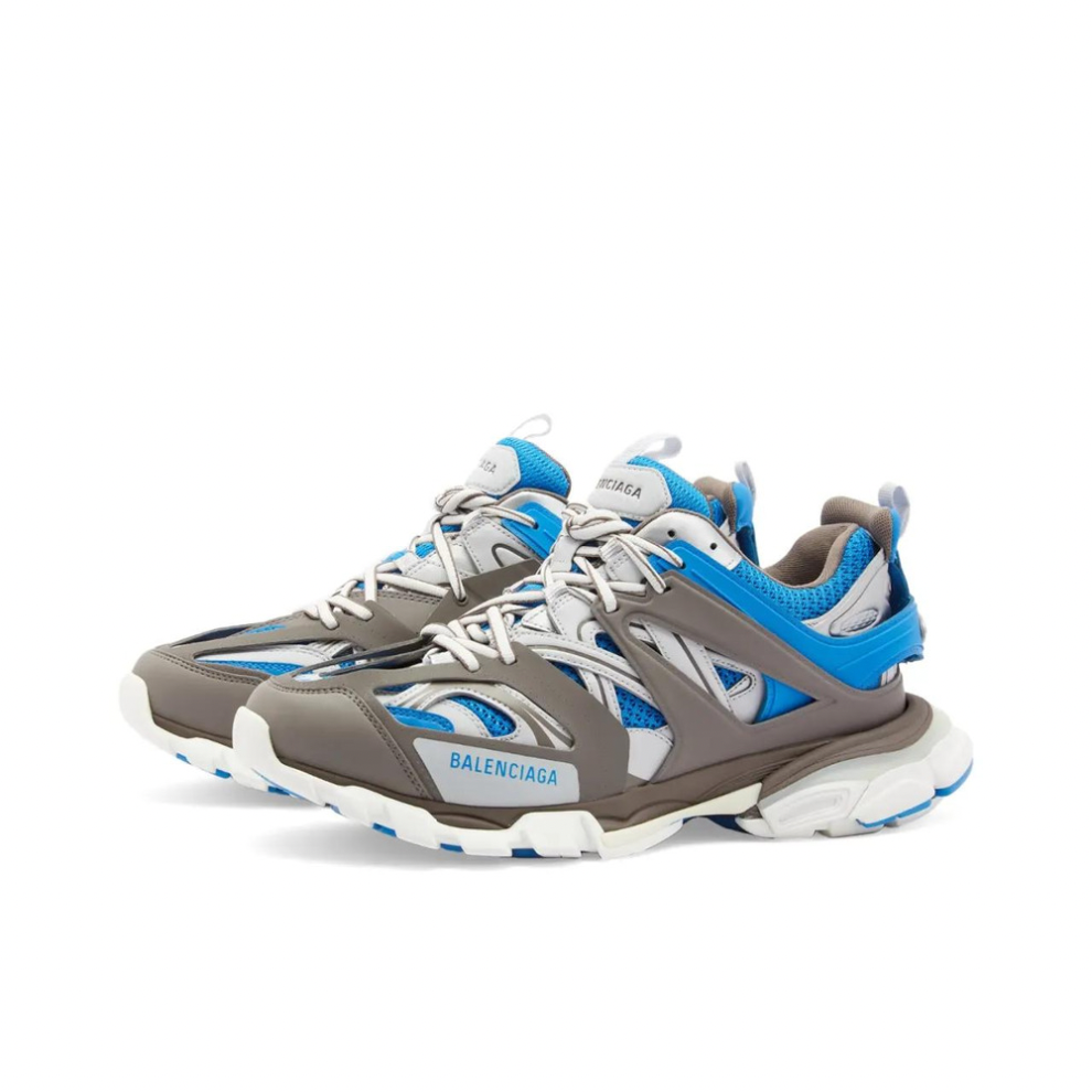 BALENCIAGA LED TRACK SNEAKER WHITE & LIGHT GREY