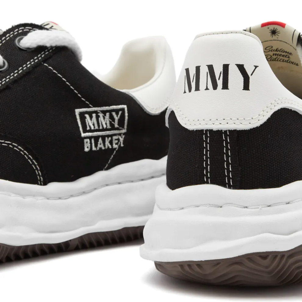MAISON MIHARA YASUHIRO BLAKEY LOW ORIGINAL SOLE CANVAS SNEAK